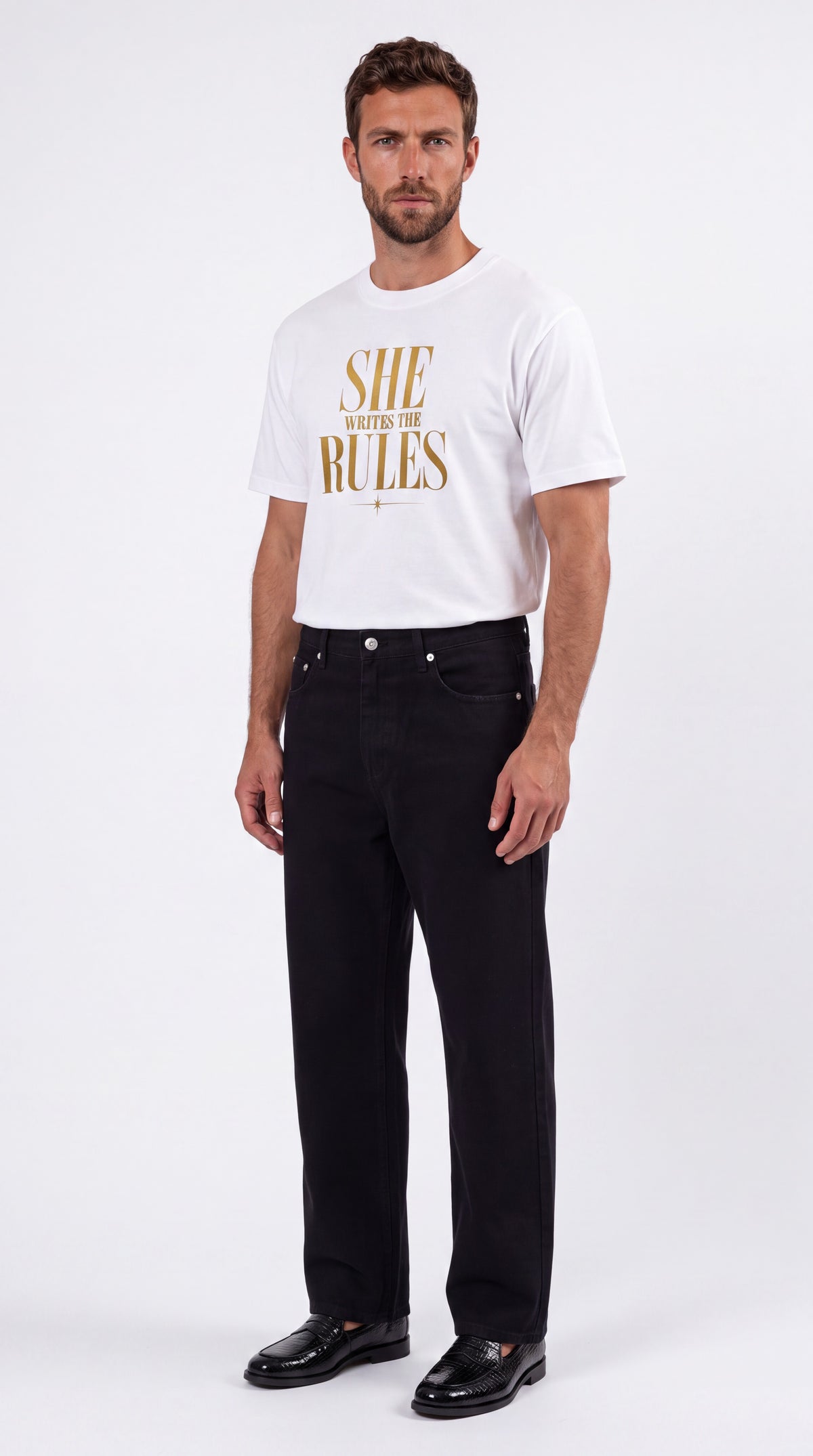 Unisex Seamless 100% Cotton Tee | SHE WRITES THE RULES