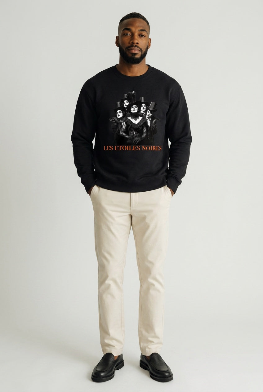 Drop Shoulder Sweatshirt — LES ÉTOILES NOIRES | Theatre-Inspired Fashion