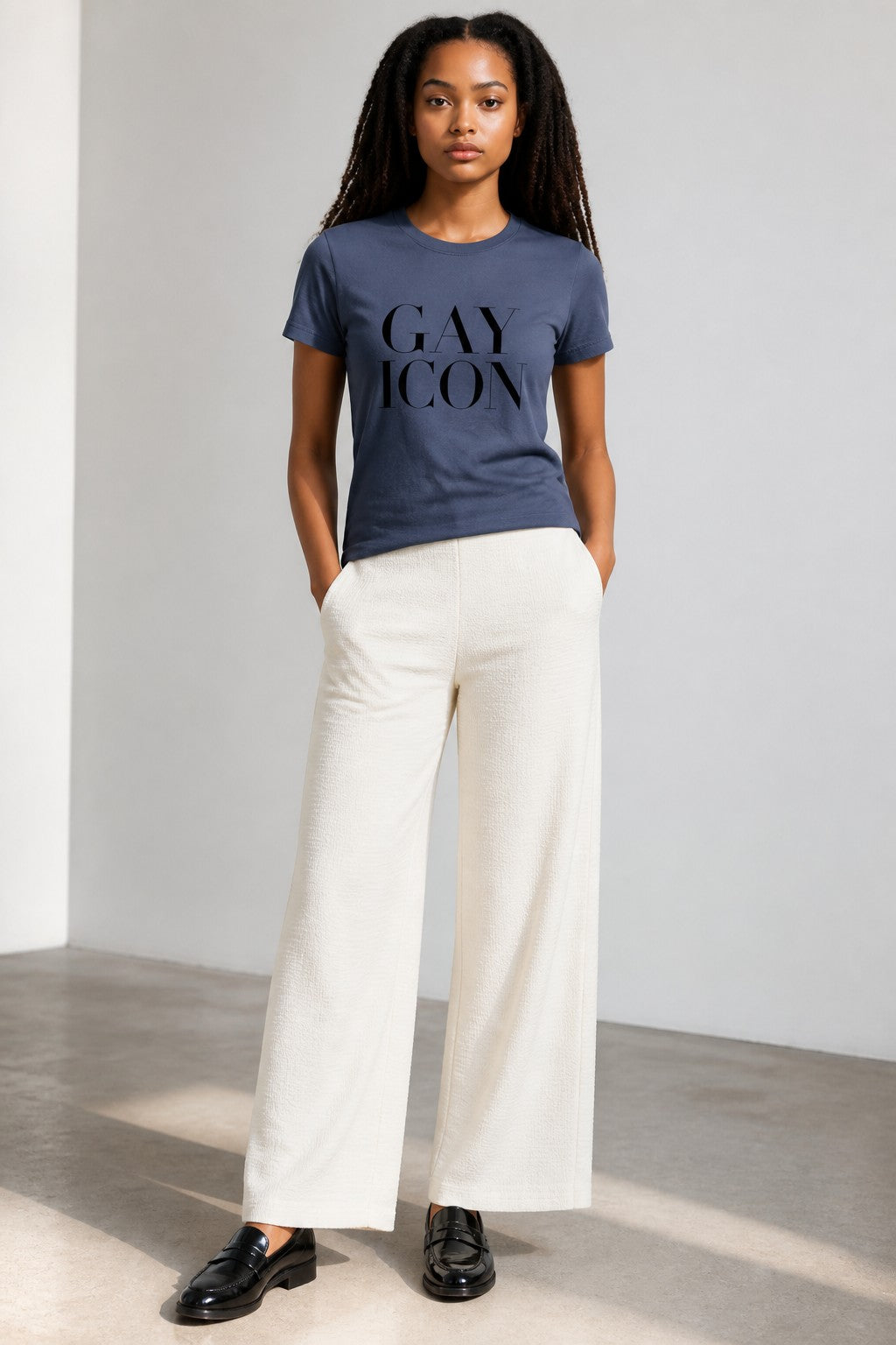 Crewneck Women's Tee Shirt | GAY ICON | GAY ICON COLLECTION