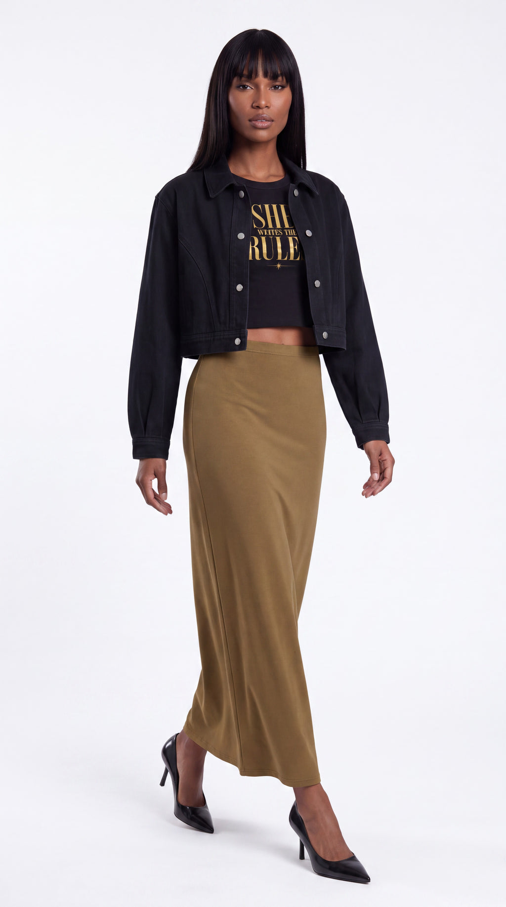 Women's Knit Maxi Skirt