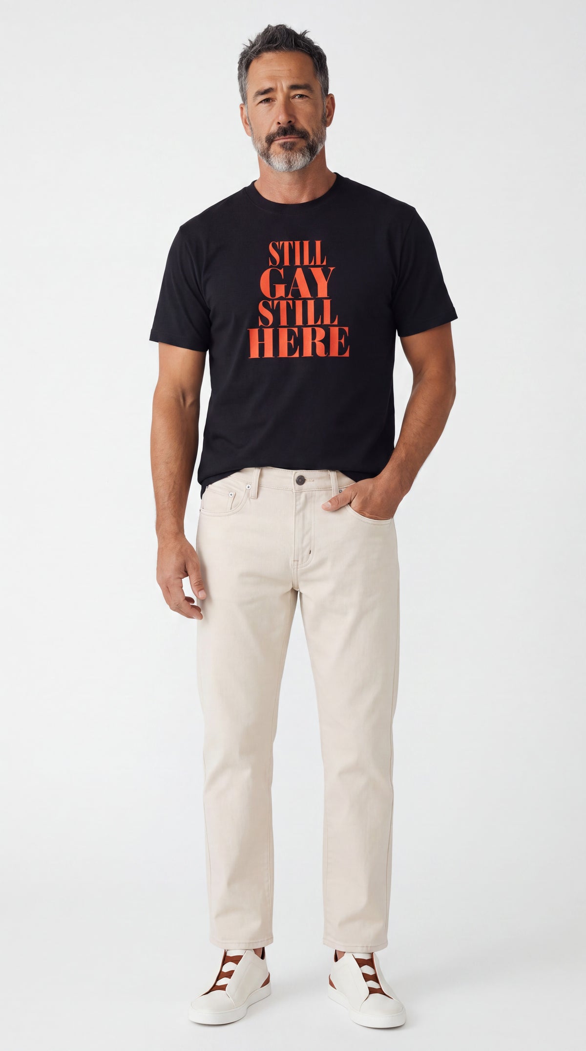 Unisex Seamless 100% Cotton Tee | STILL GAY STILL HERE