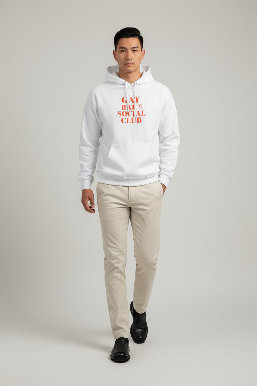 Premium Unisex Fleece Hoodie | GAY BAR SOCIAL CLUB | CONVERSATION COLLECTION
