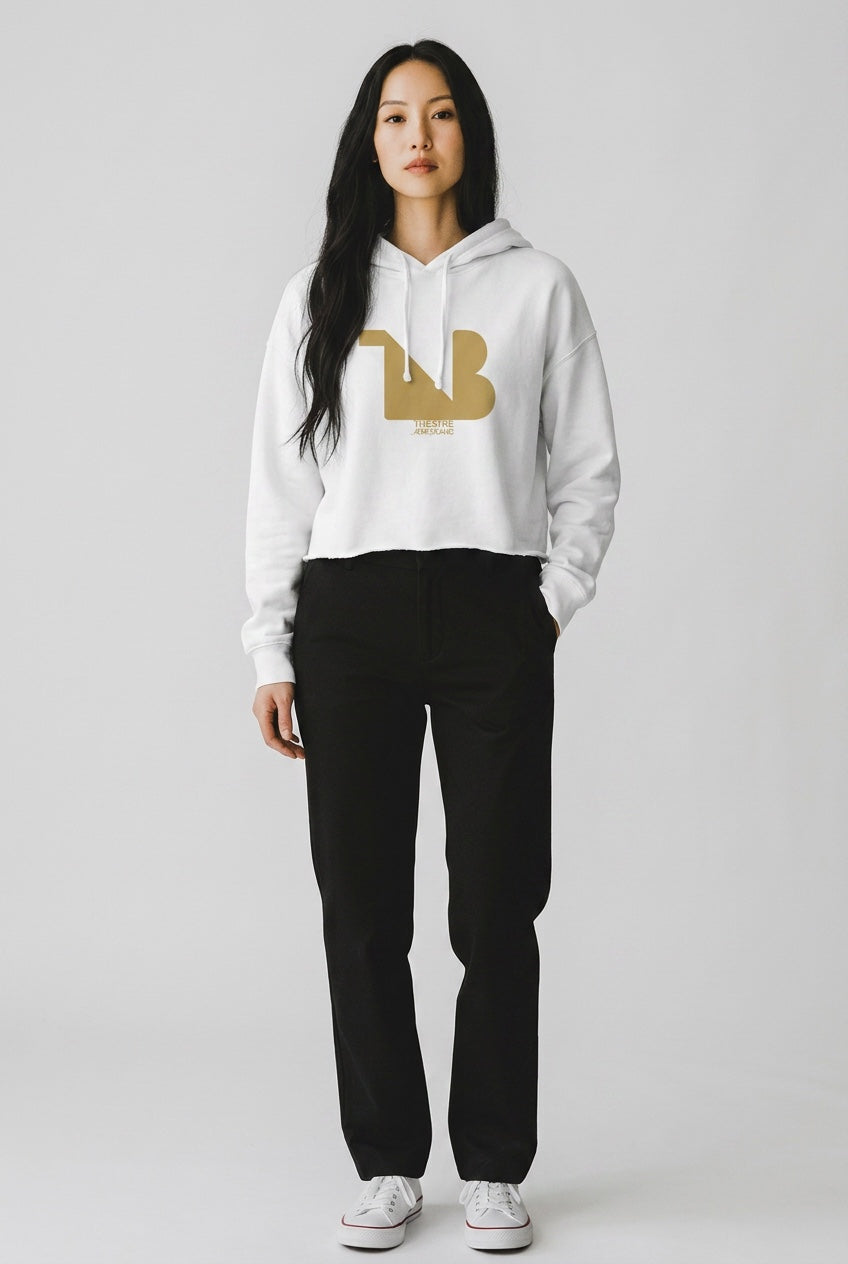 THEATRE NOIR BLANC Damen Signature Cropped Hoodie