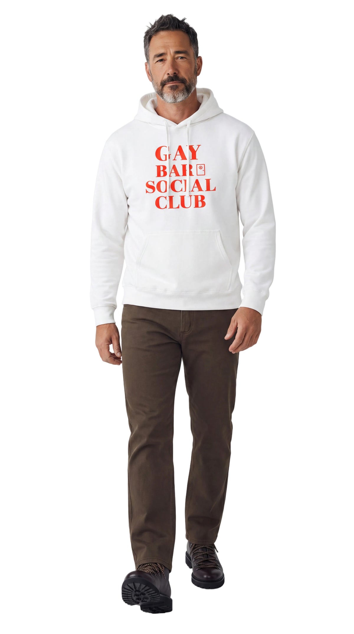 Unisex Heavyweight 100% Cotton Hoodie | GAY BAR SOCIAL CLUB