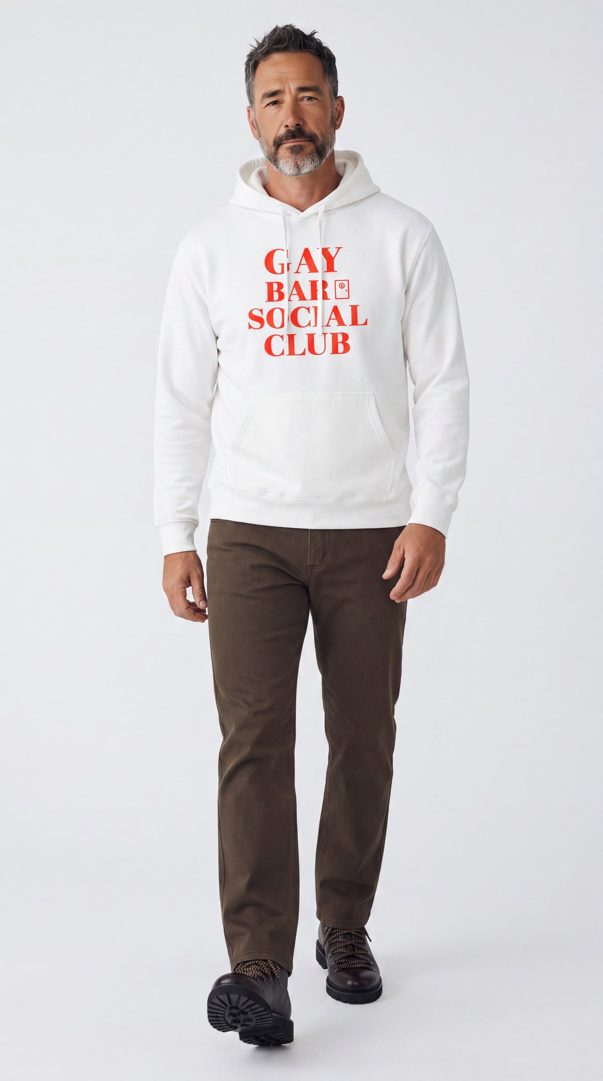 Unisex Heavyweight 100% Cotton Hoodie | GAY BAR SOCIAL CLUB