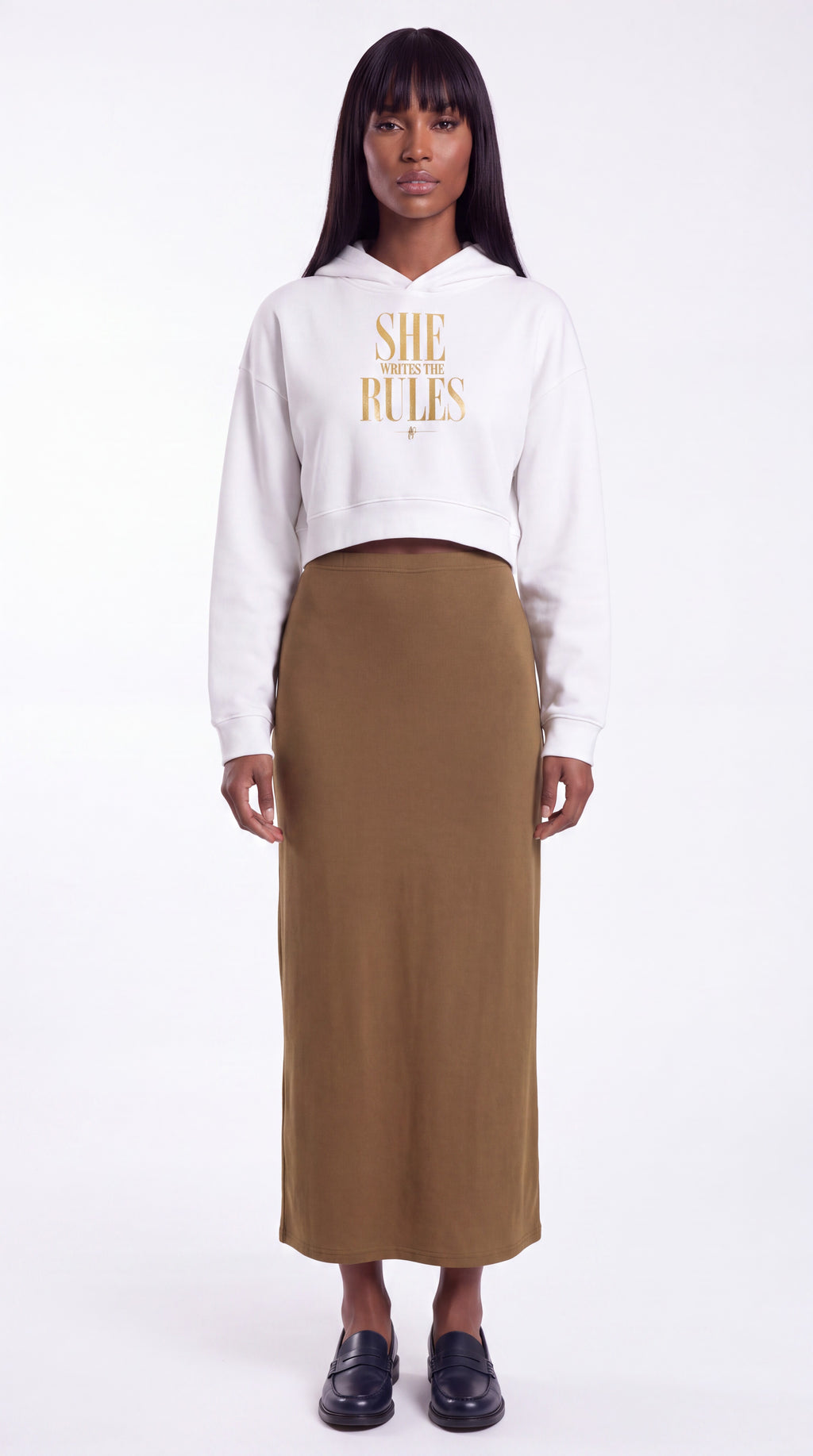 Women's Cropped Hoodie | SHE WRITES THE RULES