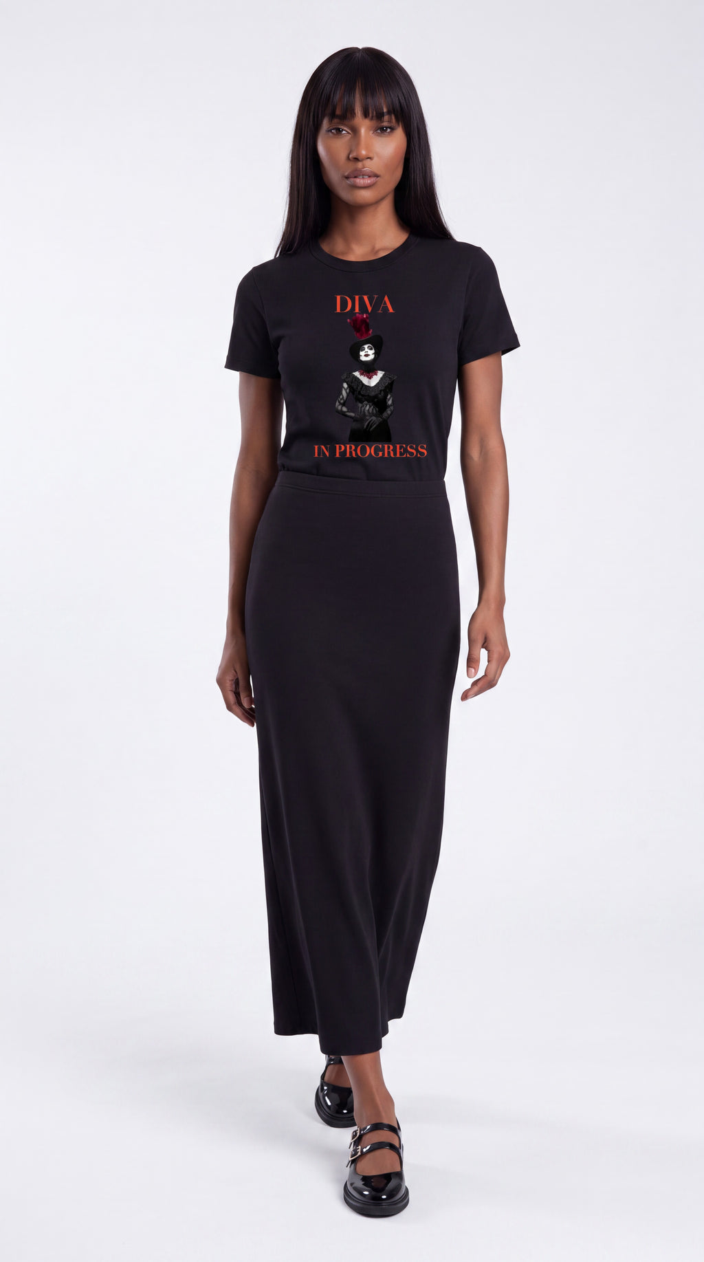 Unisex Slim Fit Heavyweight Tee | DIVA IN PROGRESS