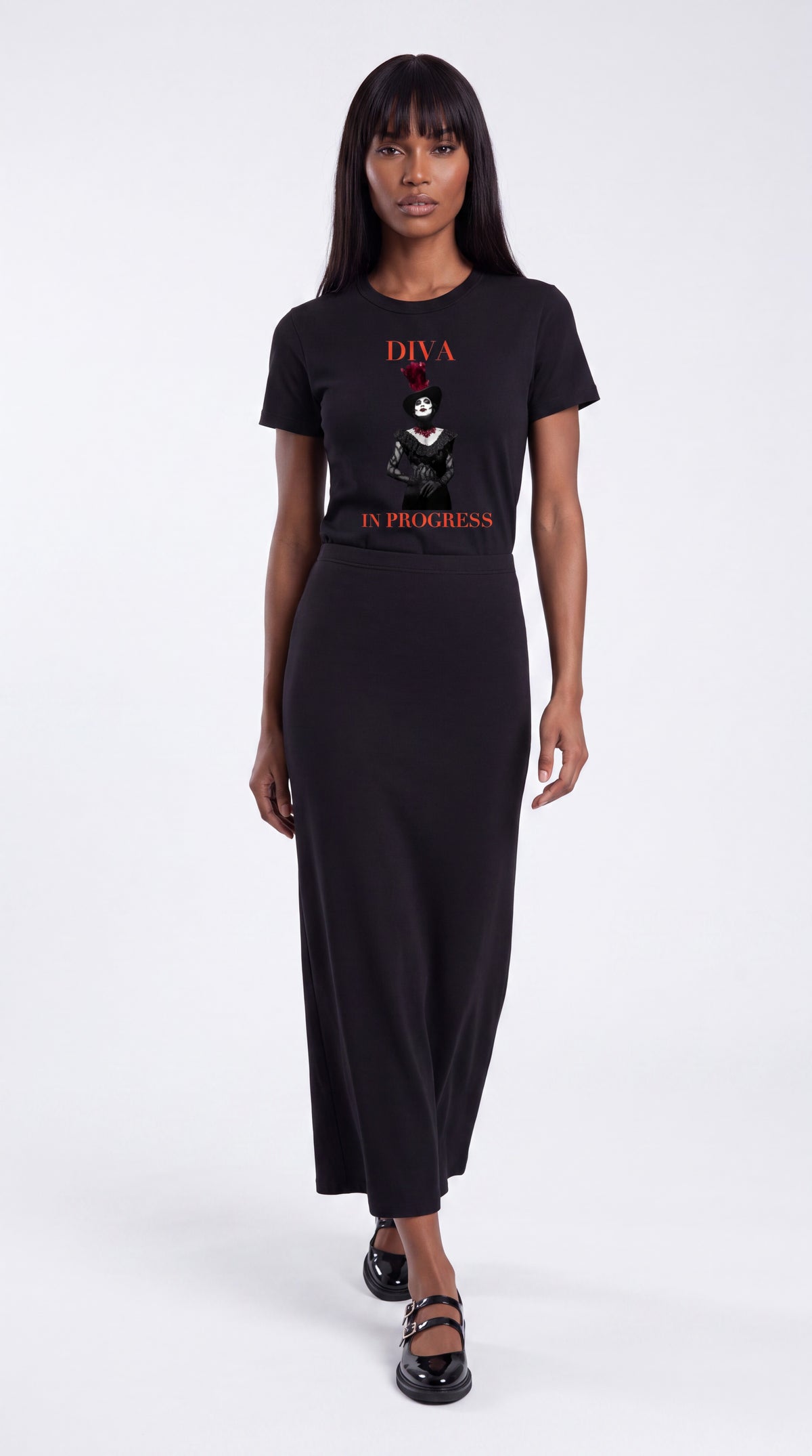 Unisex Slim Fit Heavyweight Tee | DIVA IN PROGRESS