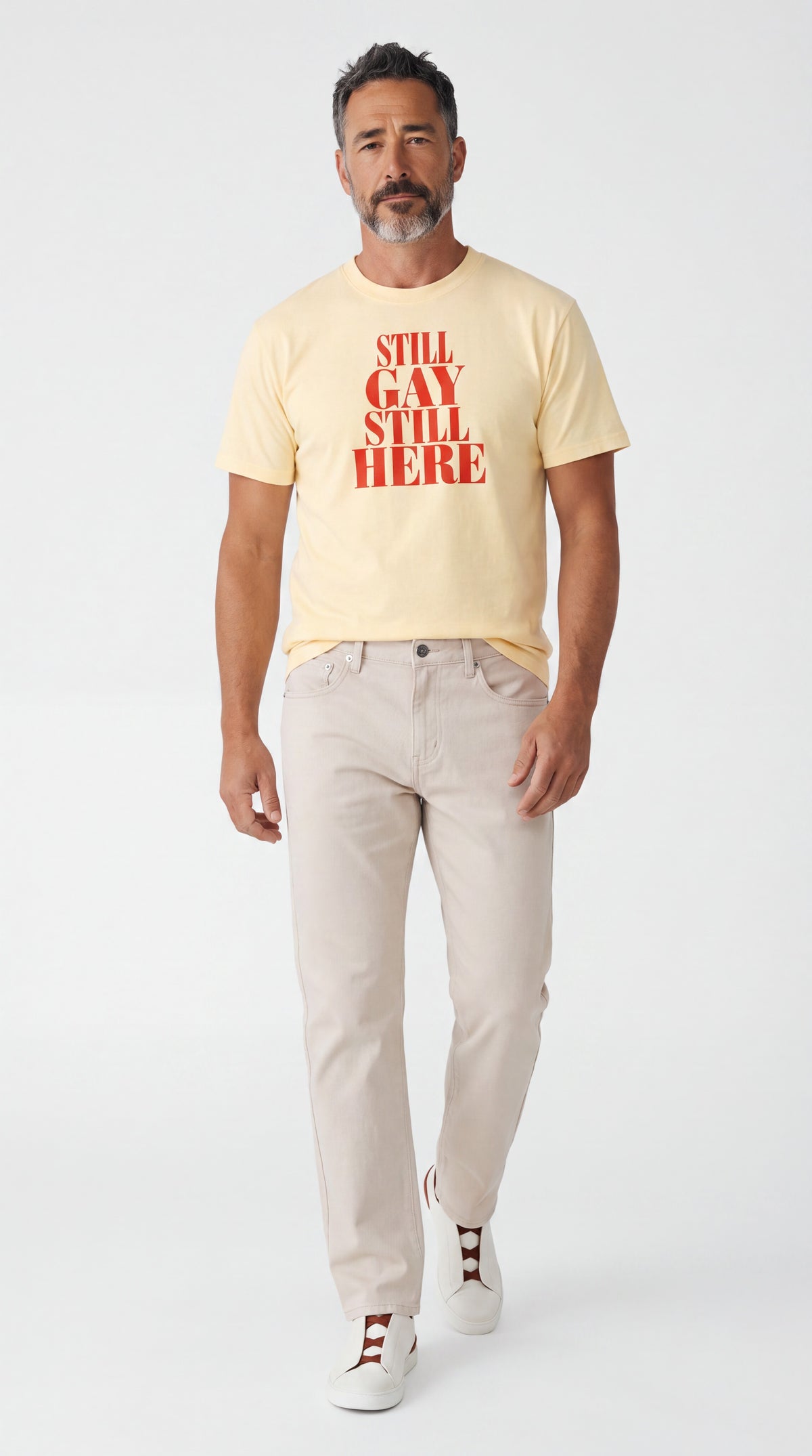 Unisex Seamless 100% Cotton Tee | STILL GAY STILL HERE