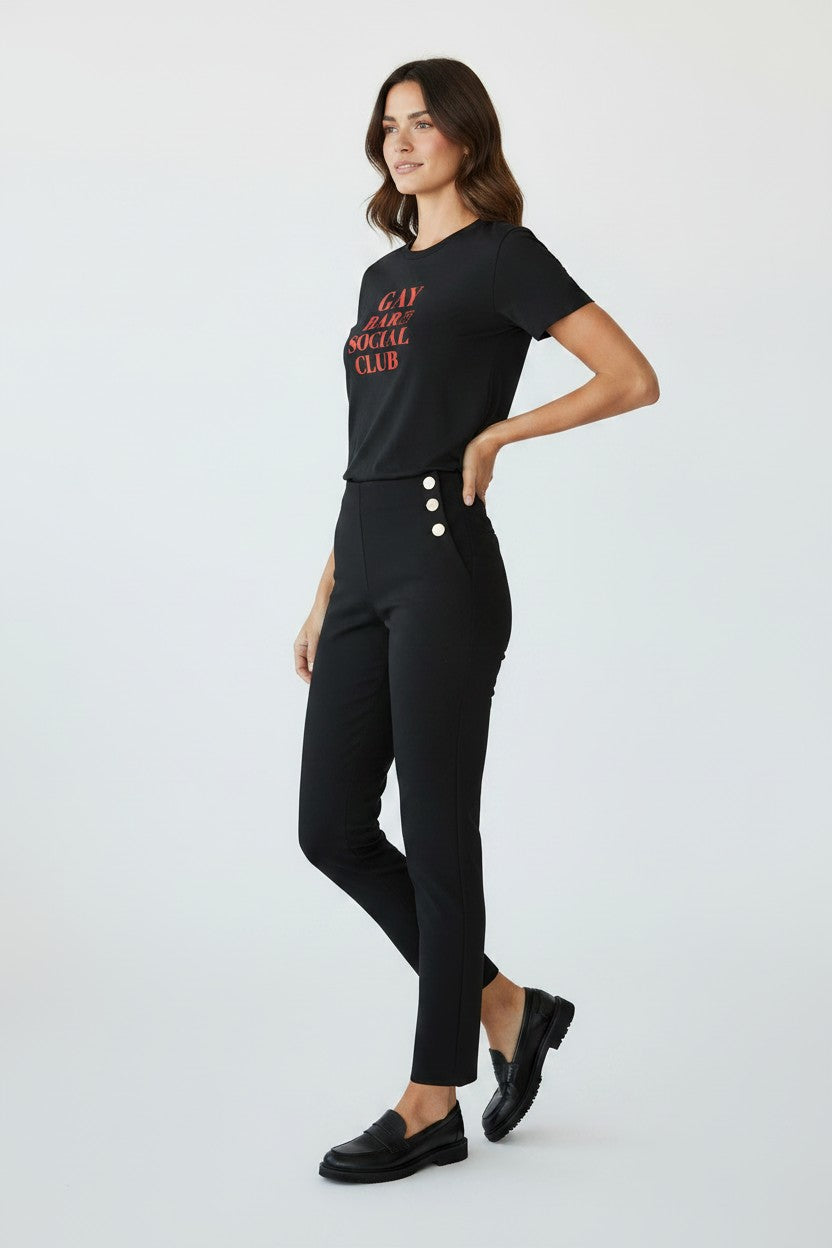 Women's Crewneck Tee — GAY BAR SOCIAL CLUB | Conversation Collection