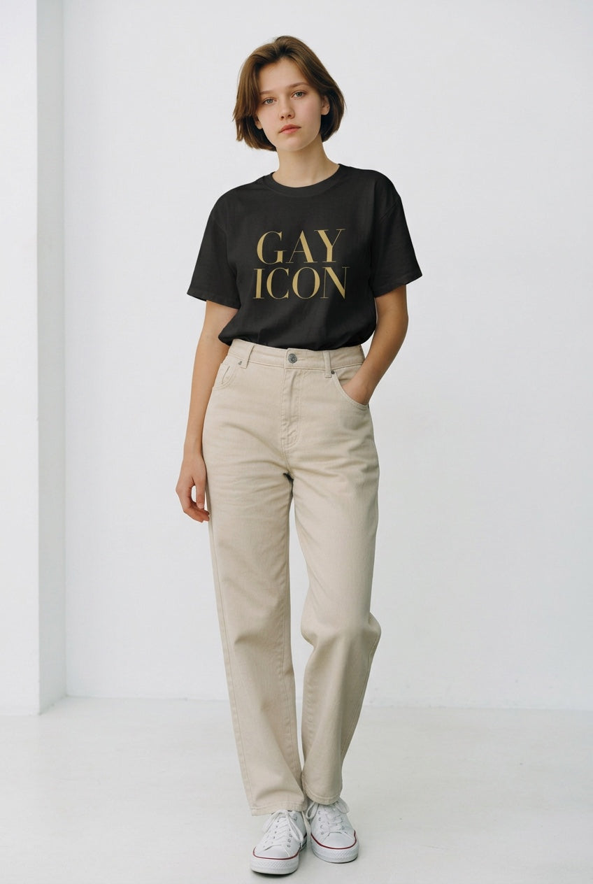 Crewneck Women's Tee Shirt | GAY ICON | GAY ICON COLLECTION