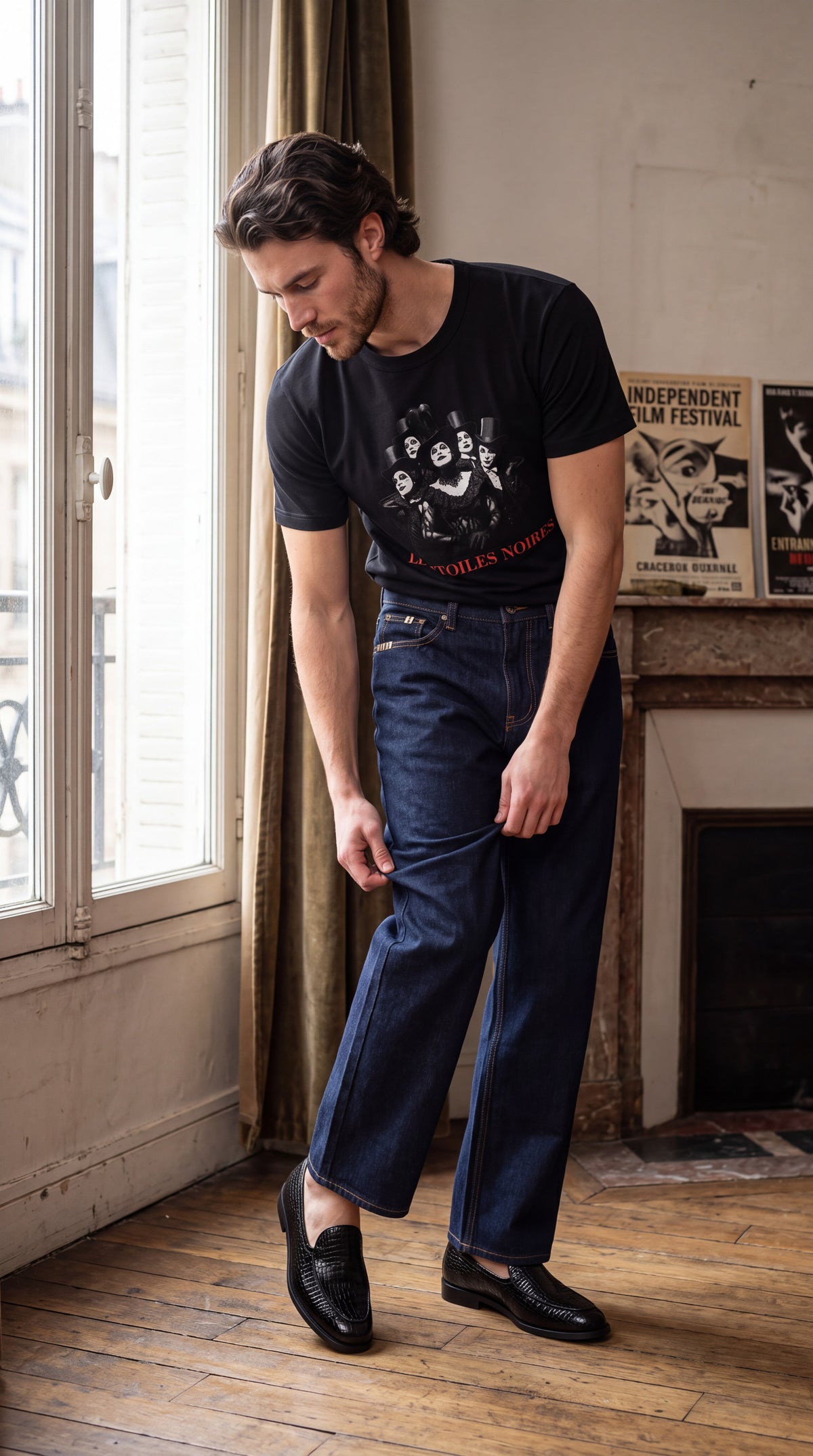 Unisex Slim Fit Heavyweight Tee | LES ÉTOILES NOIRES