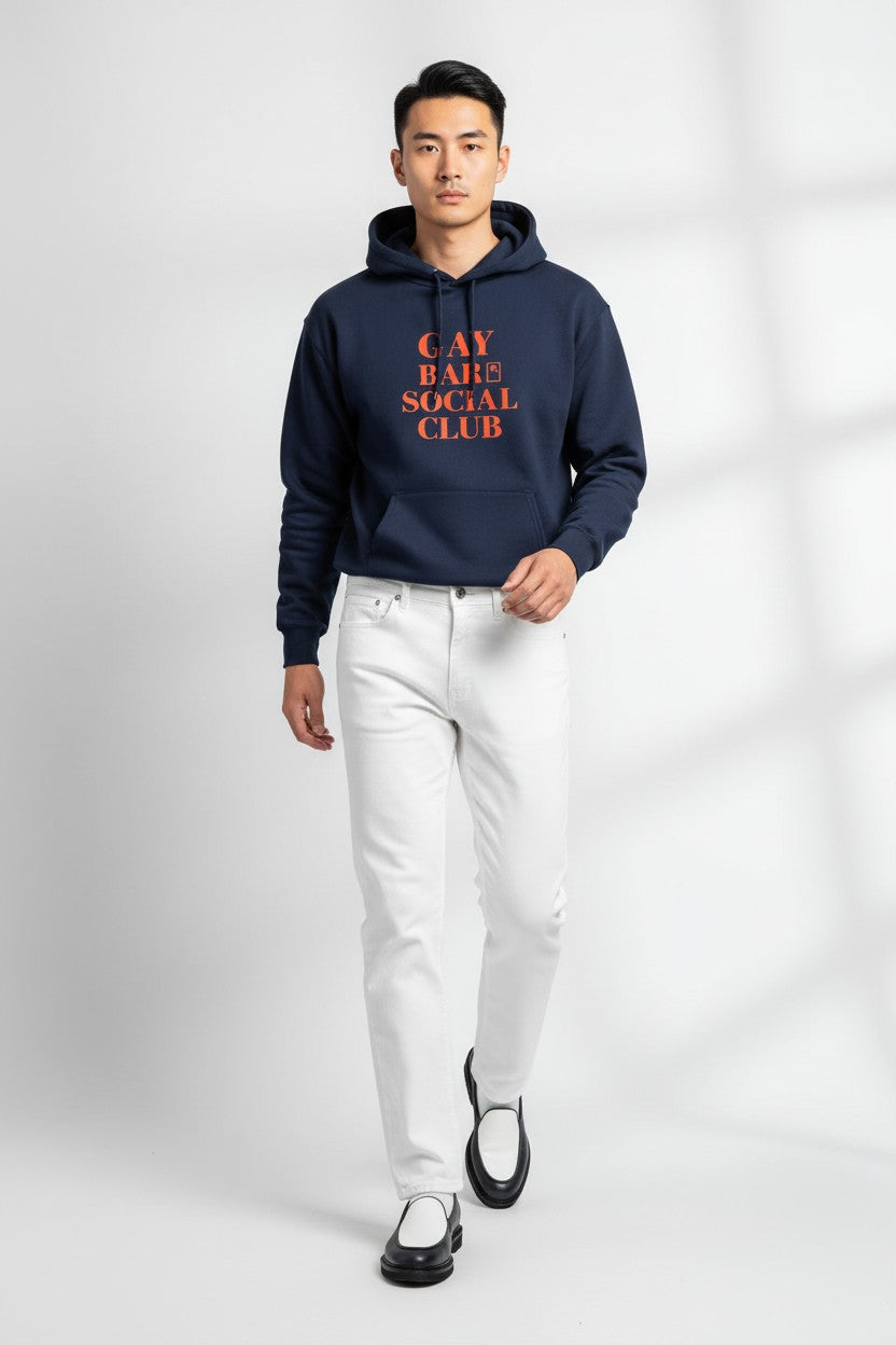 Premium Unisex Fleece Hoodie | GAY BAR SOCIAL CLUB | CONVERSATION COLLECTION