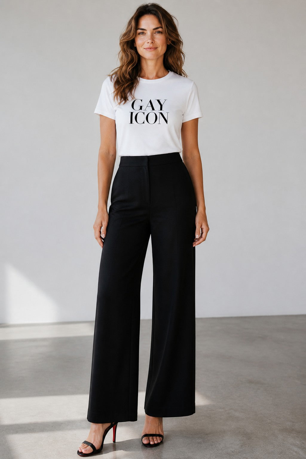 Crewneck Women's Tee Shirt | GAY ICON | GAY ICON COLLECTION