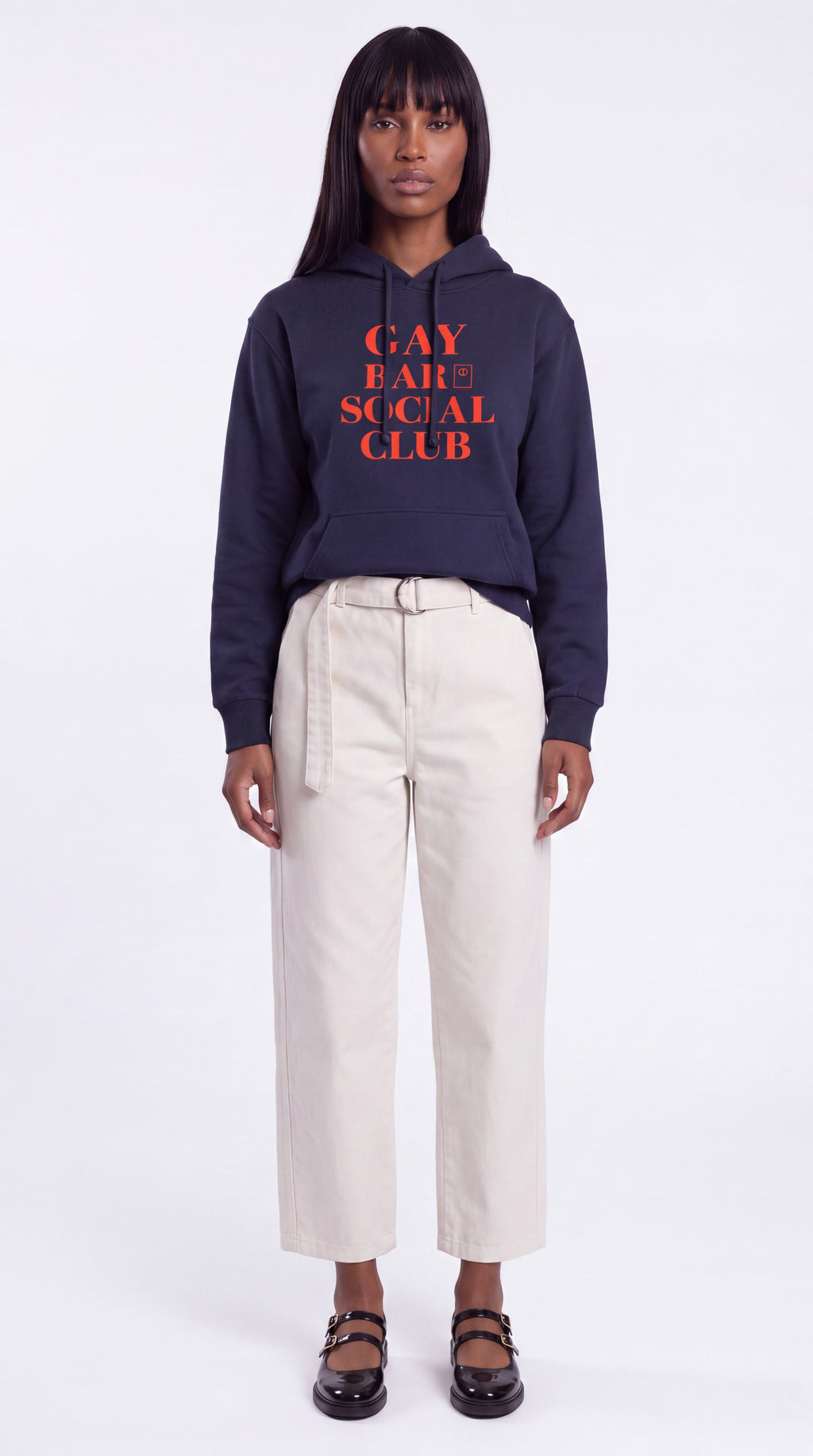 Women's Cropped Hoodie | GAY BAR SOCIAL CLUB