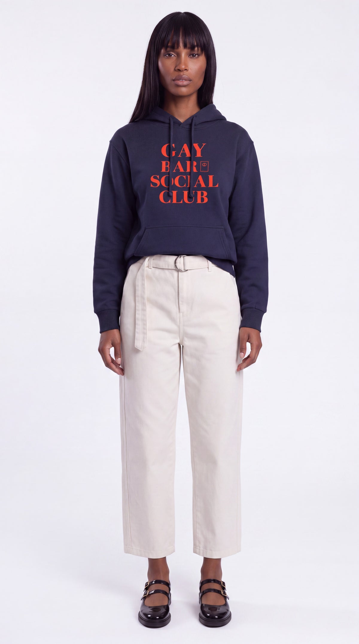 Women's Cropped Hoodie | GAY BAR SOCIAL CLUB