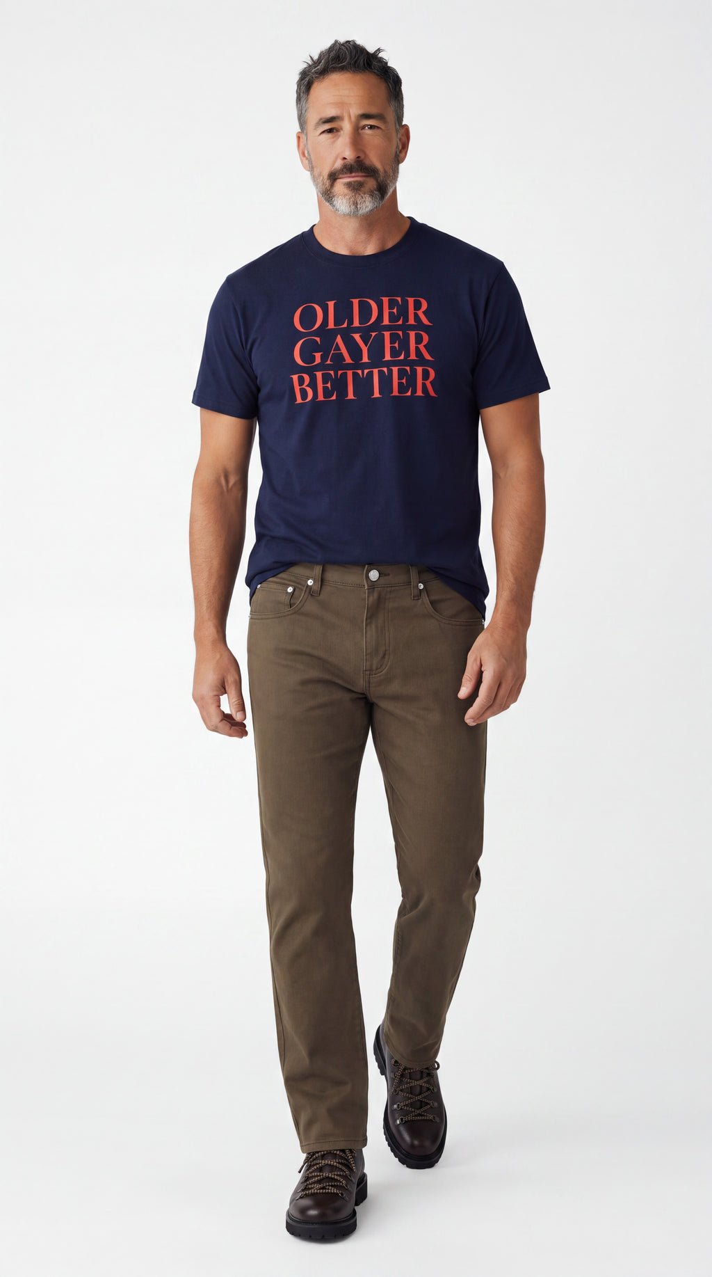 Unisex Seamless 100% Cotton Tee | OLDER GAYER BETTER
