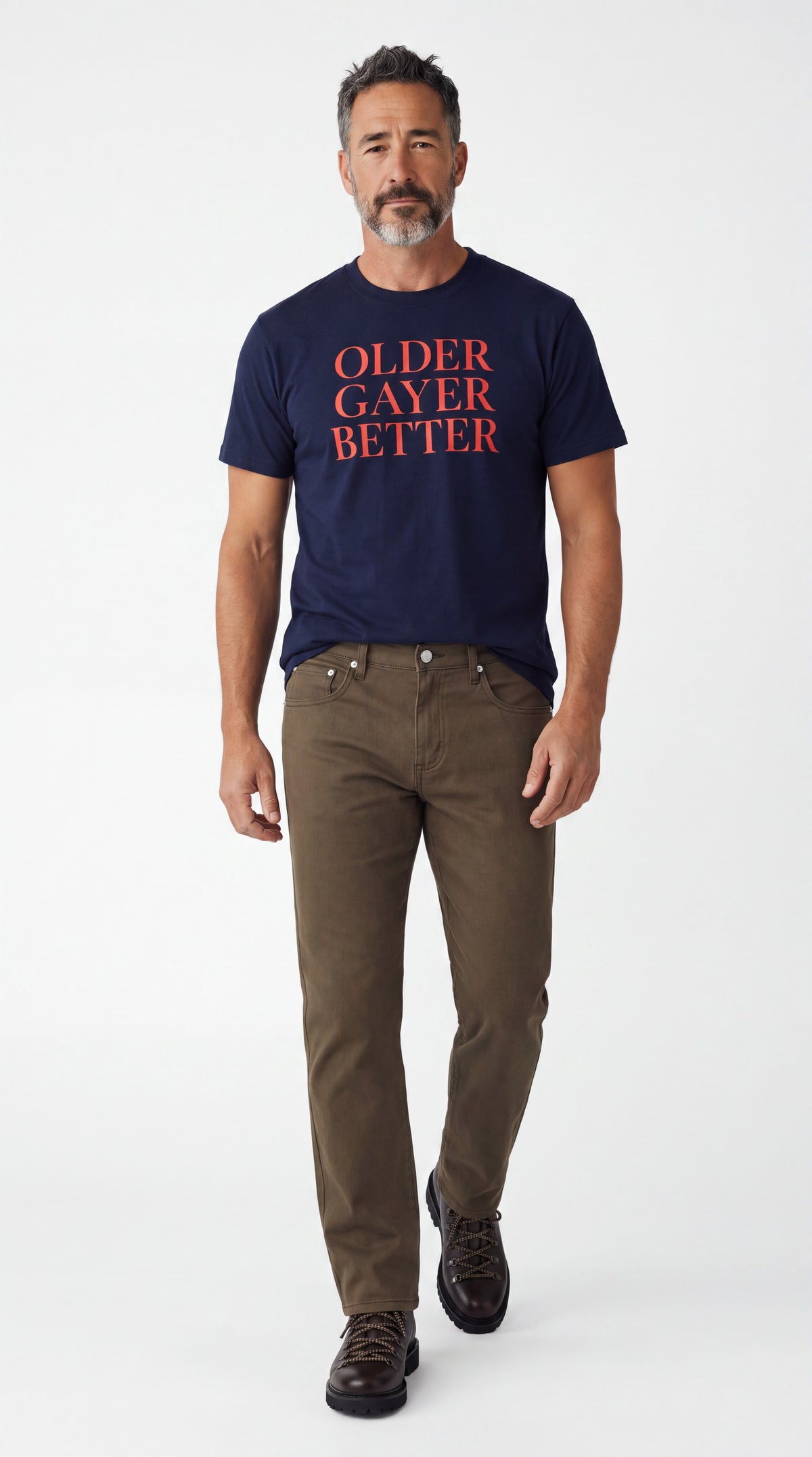 Unisex Seamless 100% Cotton Tee | OLDER GAYER BETTER
