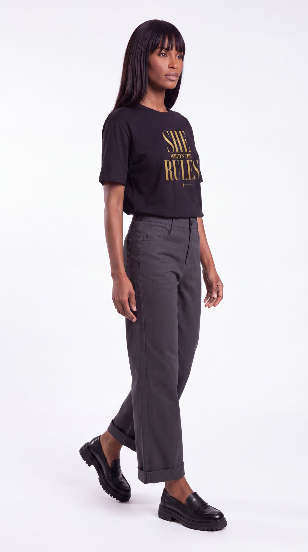Unisex Seamless 100% Cotton Tee | SHE WRITES THE RULES