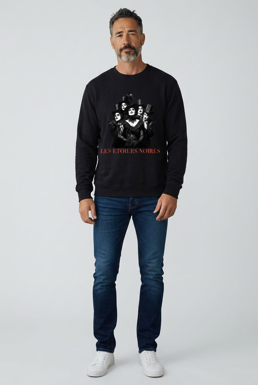 Drop Shoulder Sweatshirt — LES ÉTOILES NOIRES | Theatre-Inspired Fashion