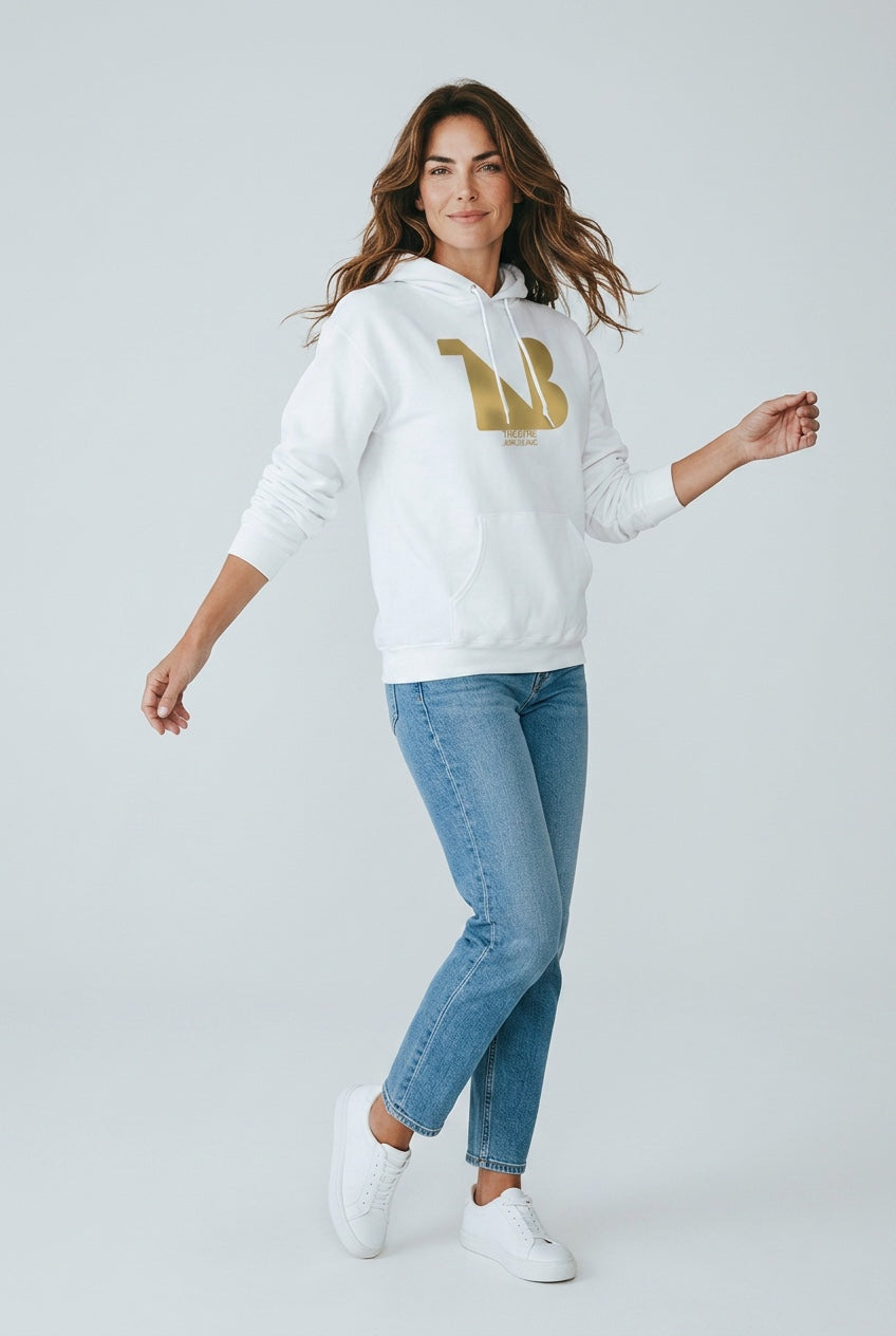 Theatre-Inspired Statement Hoodie — THEATRE NOIR BLANC | Noir Aesthetic