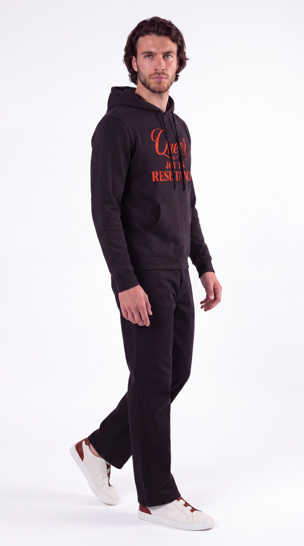 Unisex Heavyweight 100% Cotton Hoodie | QUEER JOY IS RESISTANCE