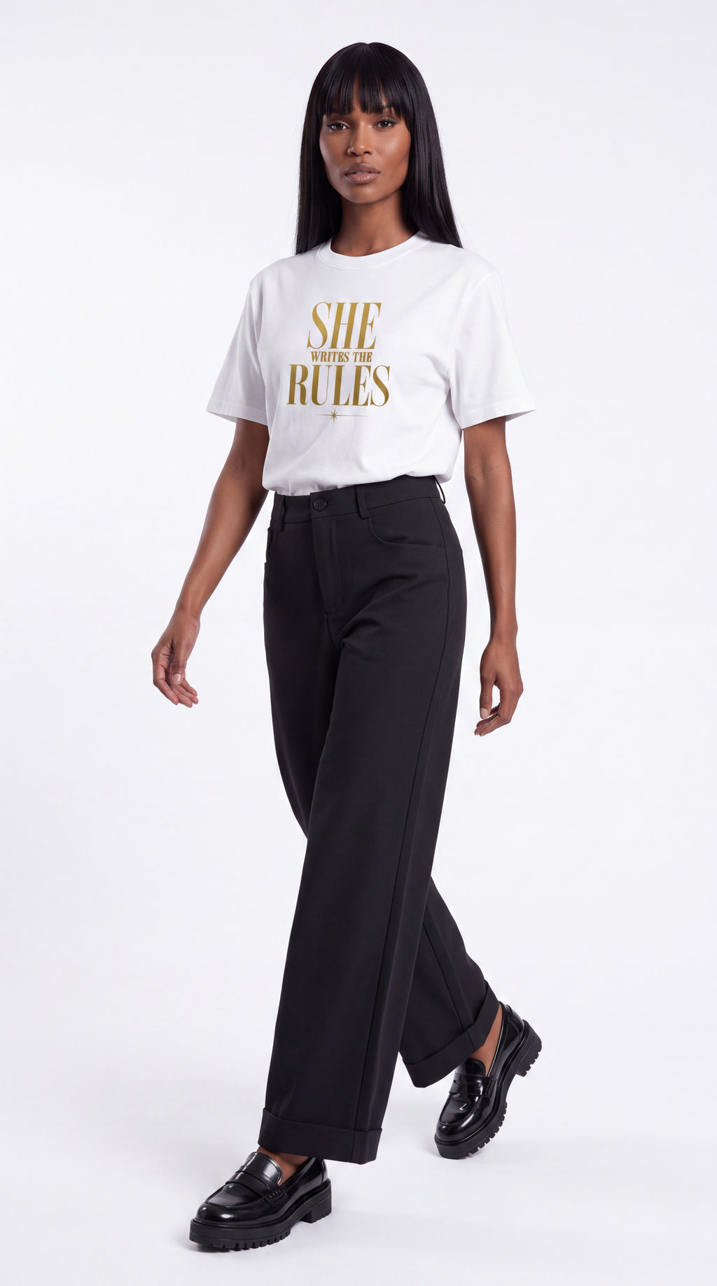 Unisex Seamless 100% Cotton Tee | SHE WRITES THE RULES
