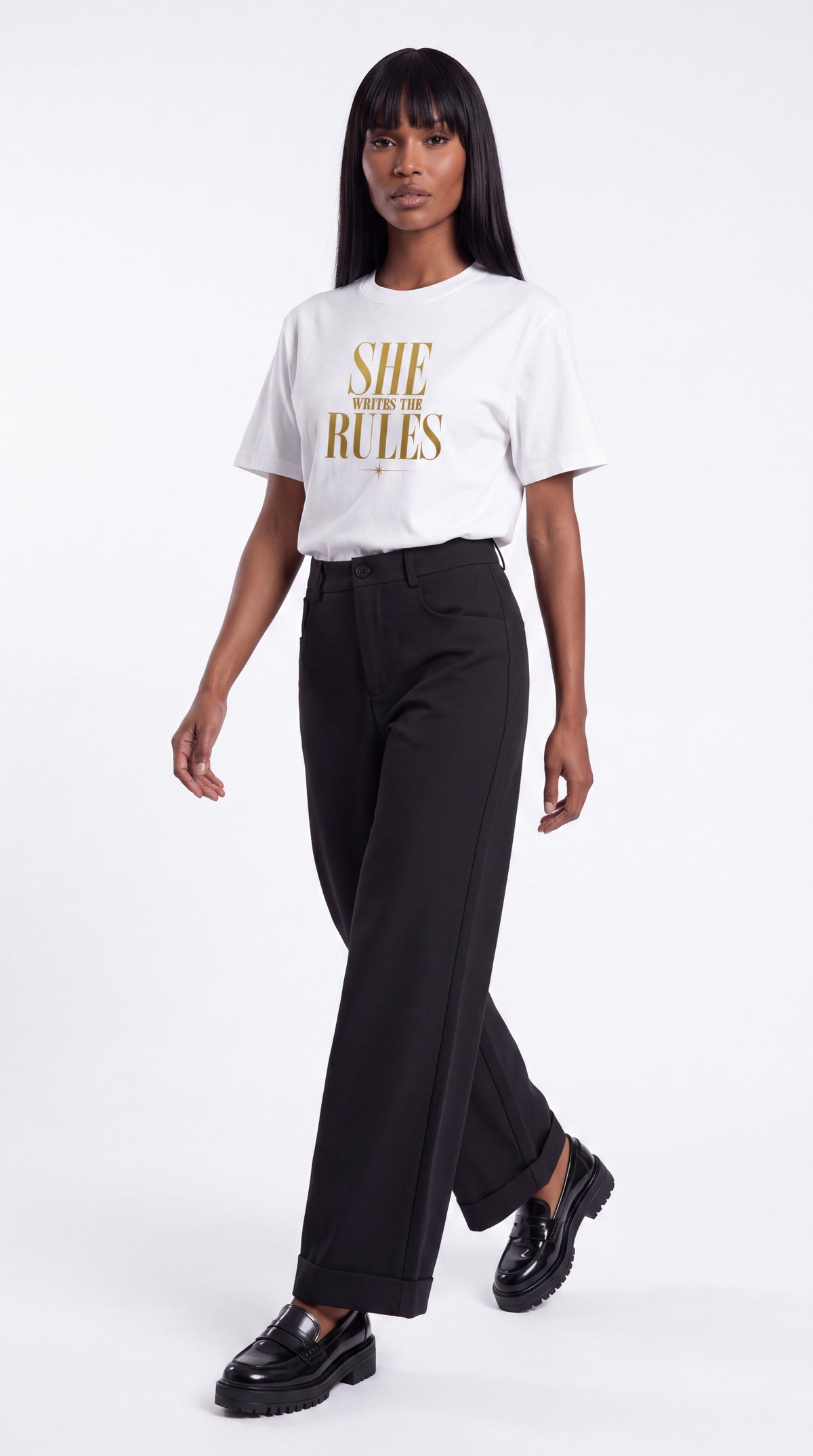 Unisex Seamless 100% Cotton Tee | SHE WRITES THE RULES