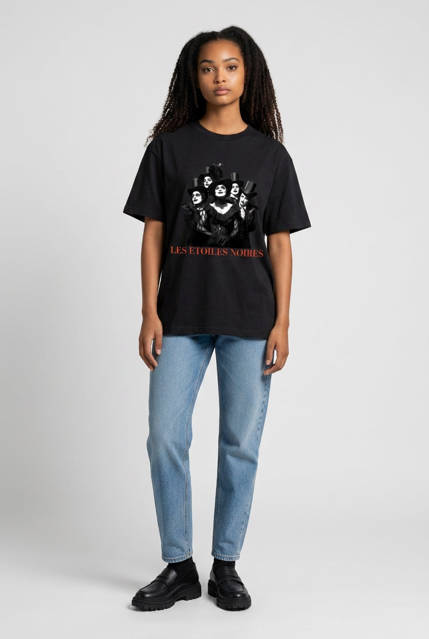 Earth Tone Heavyweight Tee — LES ÉTOILES NOIRES | Noir Aesthetic