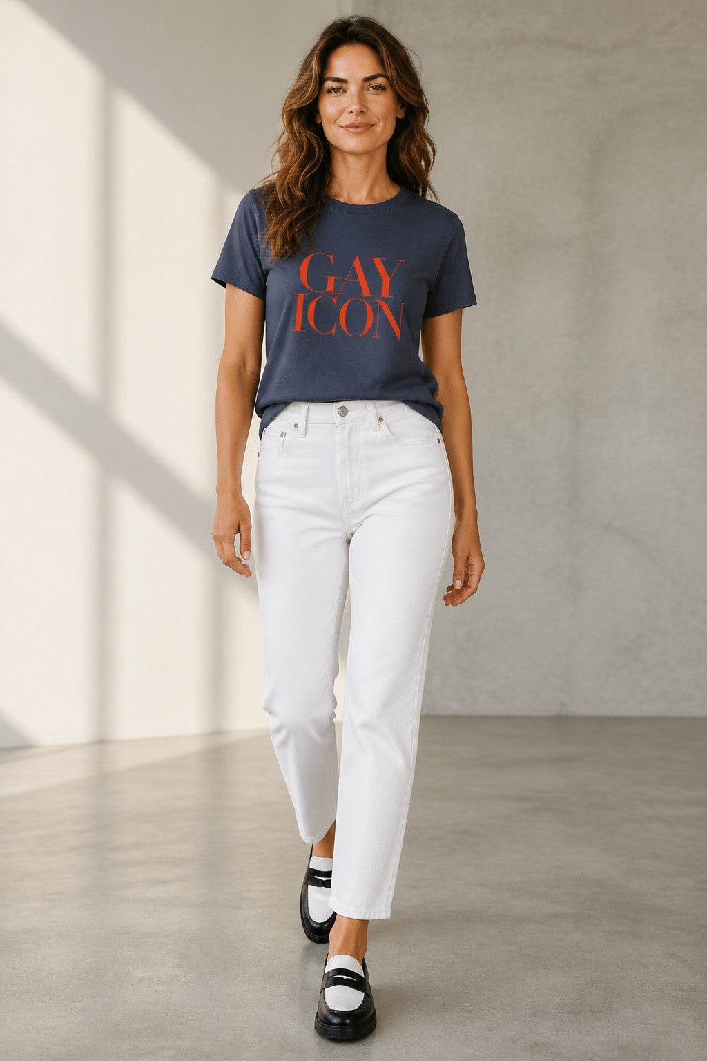 Crewneck Women's Tee Shirt | GAY ICON | GAY ICON COLLECTION