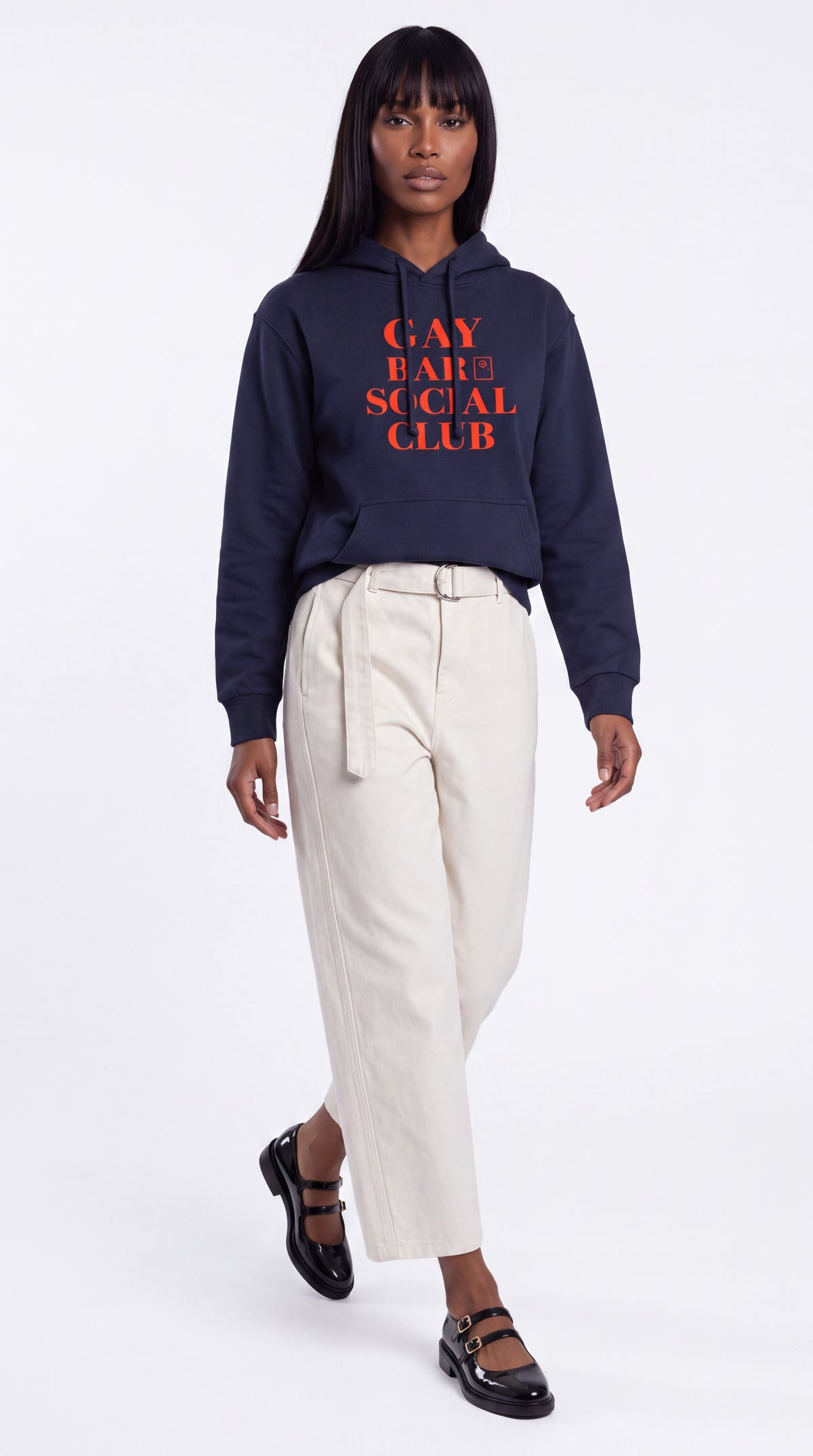 Women's Cropped Hoodie | GAY BAR SOCIAL CLUB