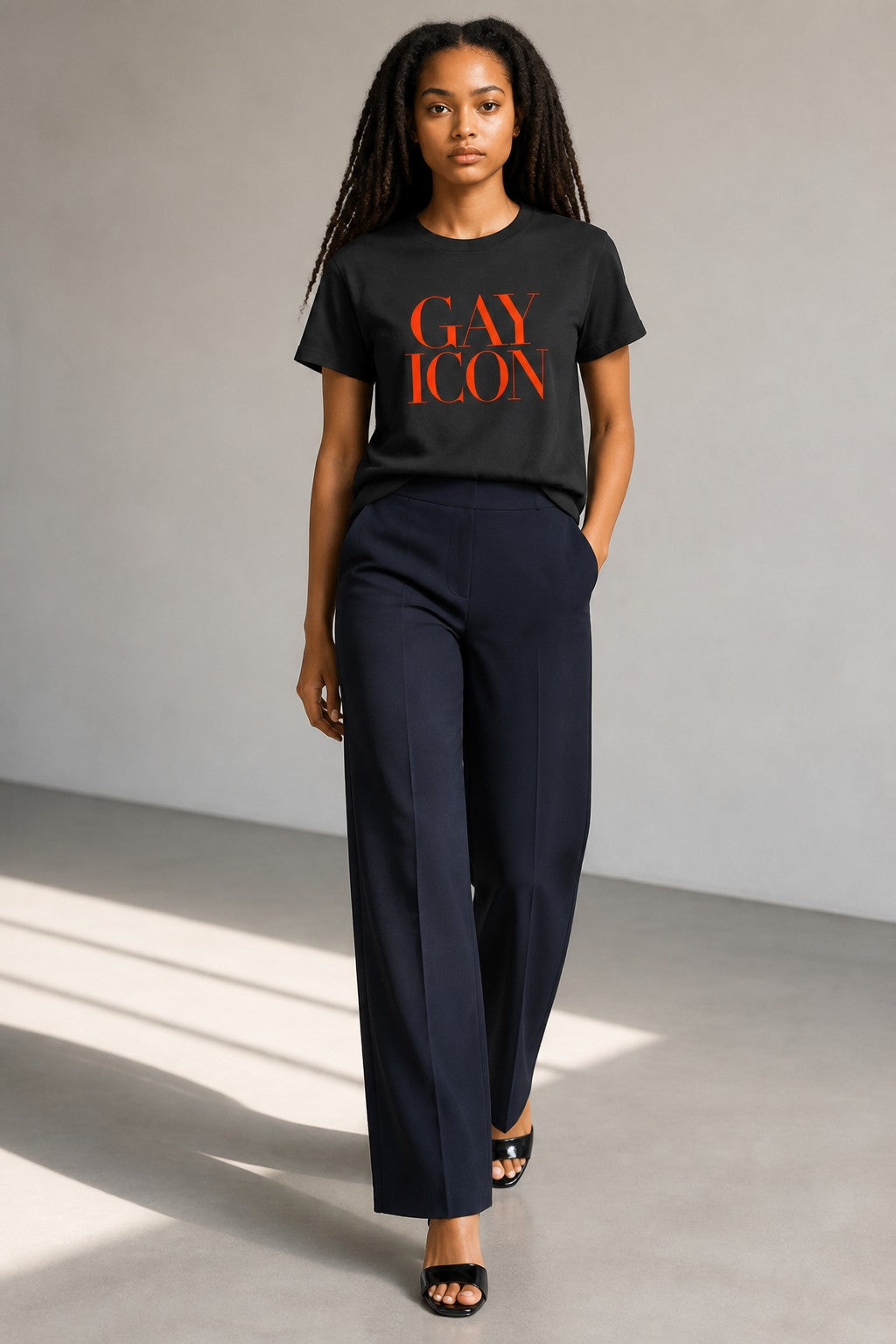 Crewneck Women's Tee Shirt | GAY ICON | GAY ICON COLLECTION