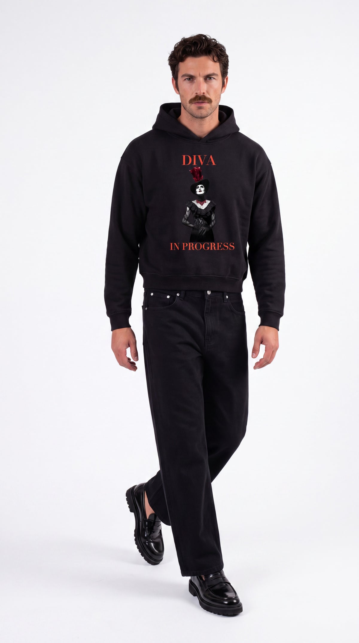 Unisex Cropped Hoodie | DIVA IN PROGRESS