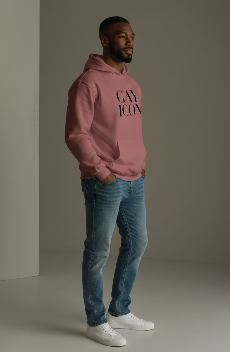 Kühner LGBTQ+ Statement-Hoodie | GAY ICON | GAY ICON KOLLEKTION