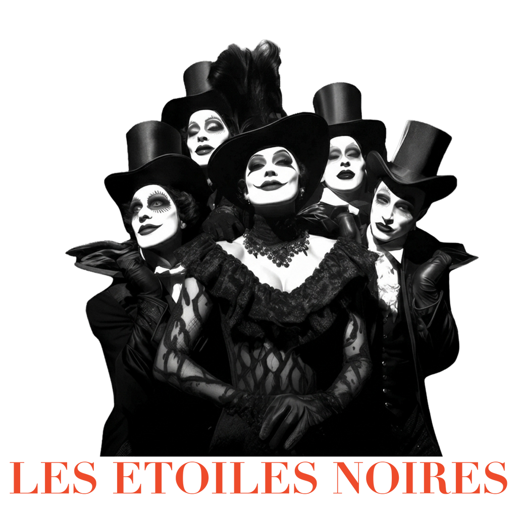 Oversized Grafik-T-Shirt — LES ÉTOILES NOIRES | Noir Streetwear