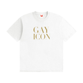 Unisex Seamless 100% Cotton Tee Gold Logo