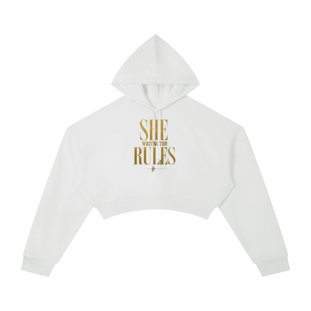 Women's Cropped Hoodie | SHE WRITES THE RULES