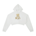 Women's Cropped Hoodie | SHE WRITES THE RULES
