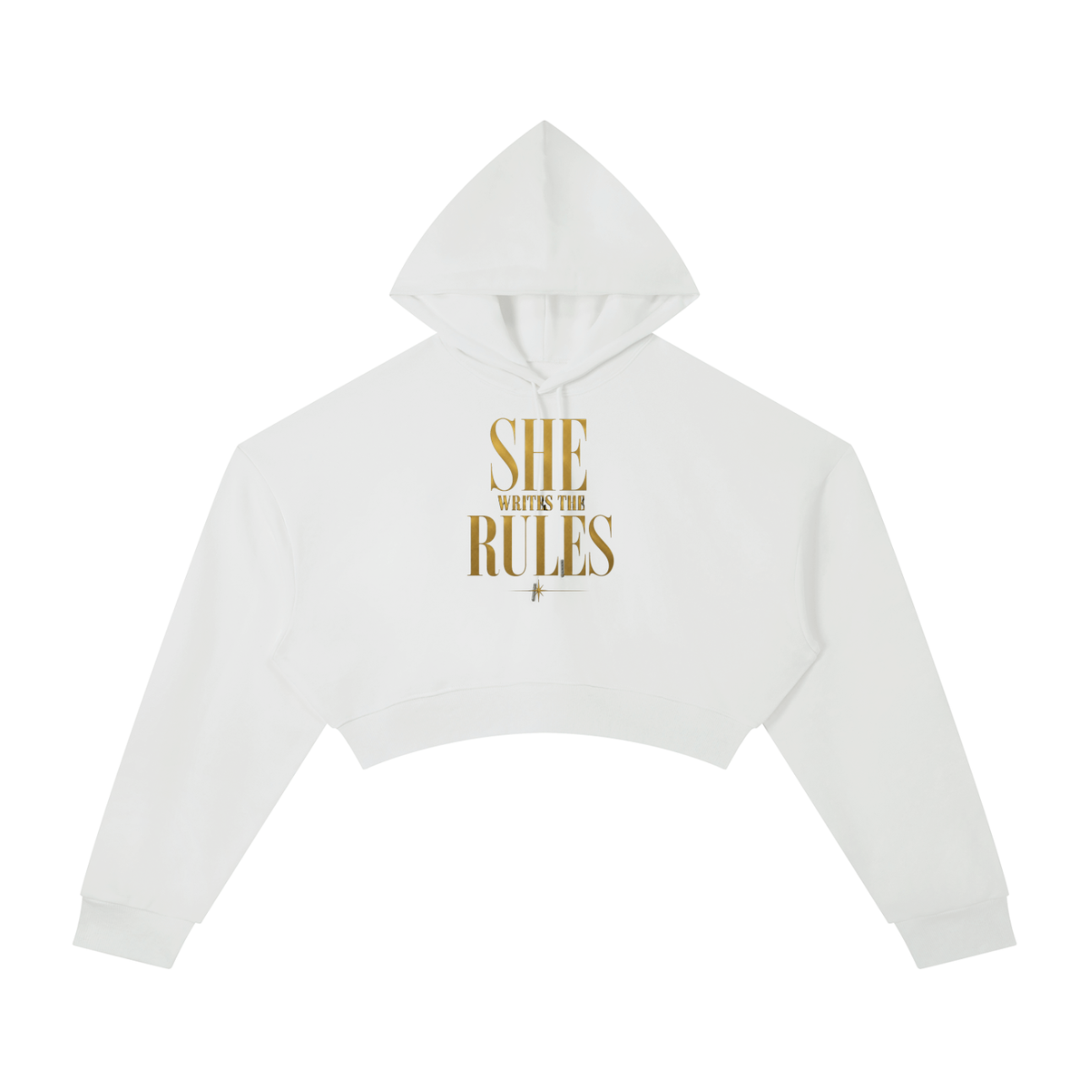 Women's Cropped Hoodie | SHE WRITES THE RULES