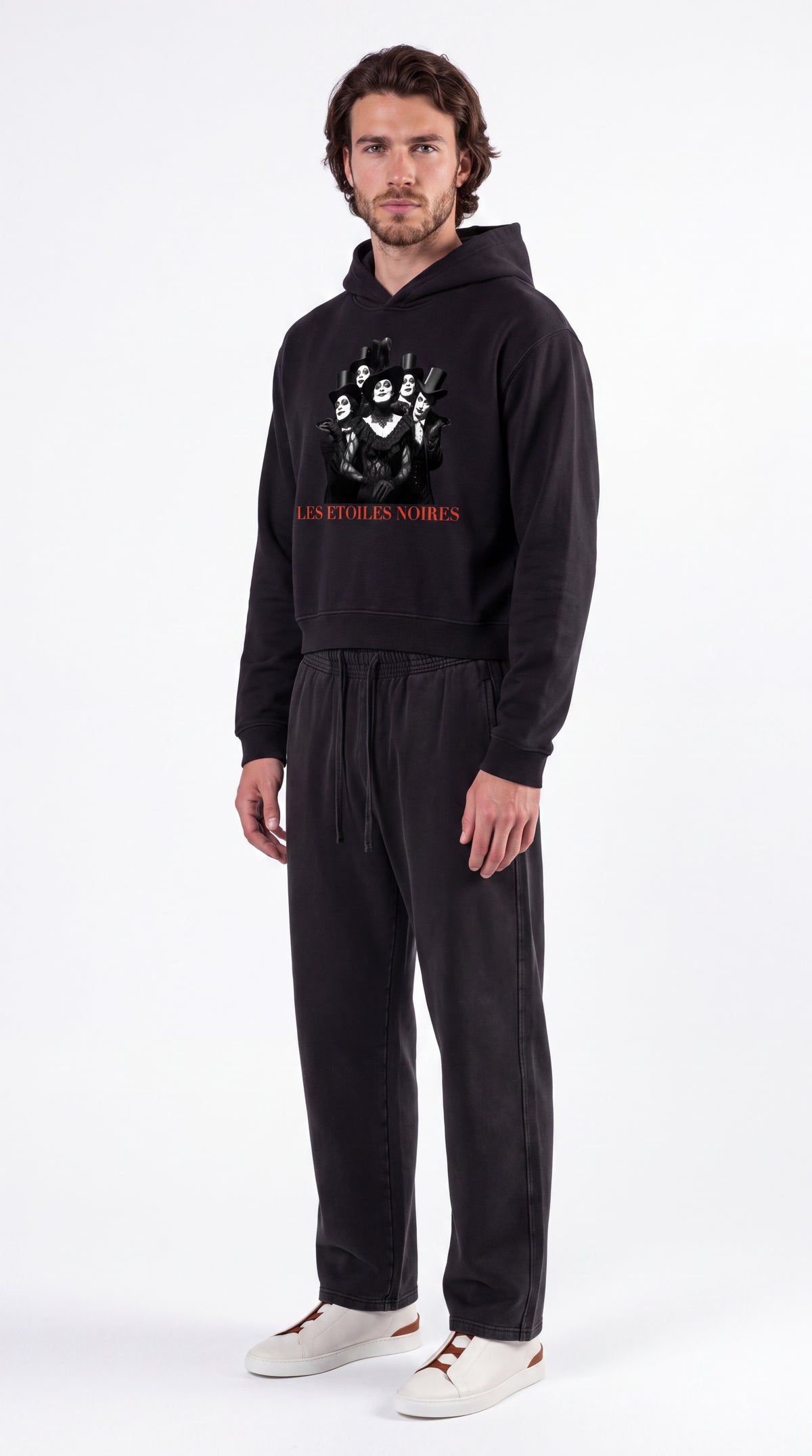 Unisex Cropped Hoodie | LES ÉTOILES NOIRES
