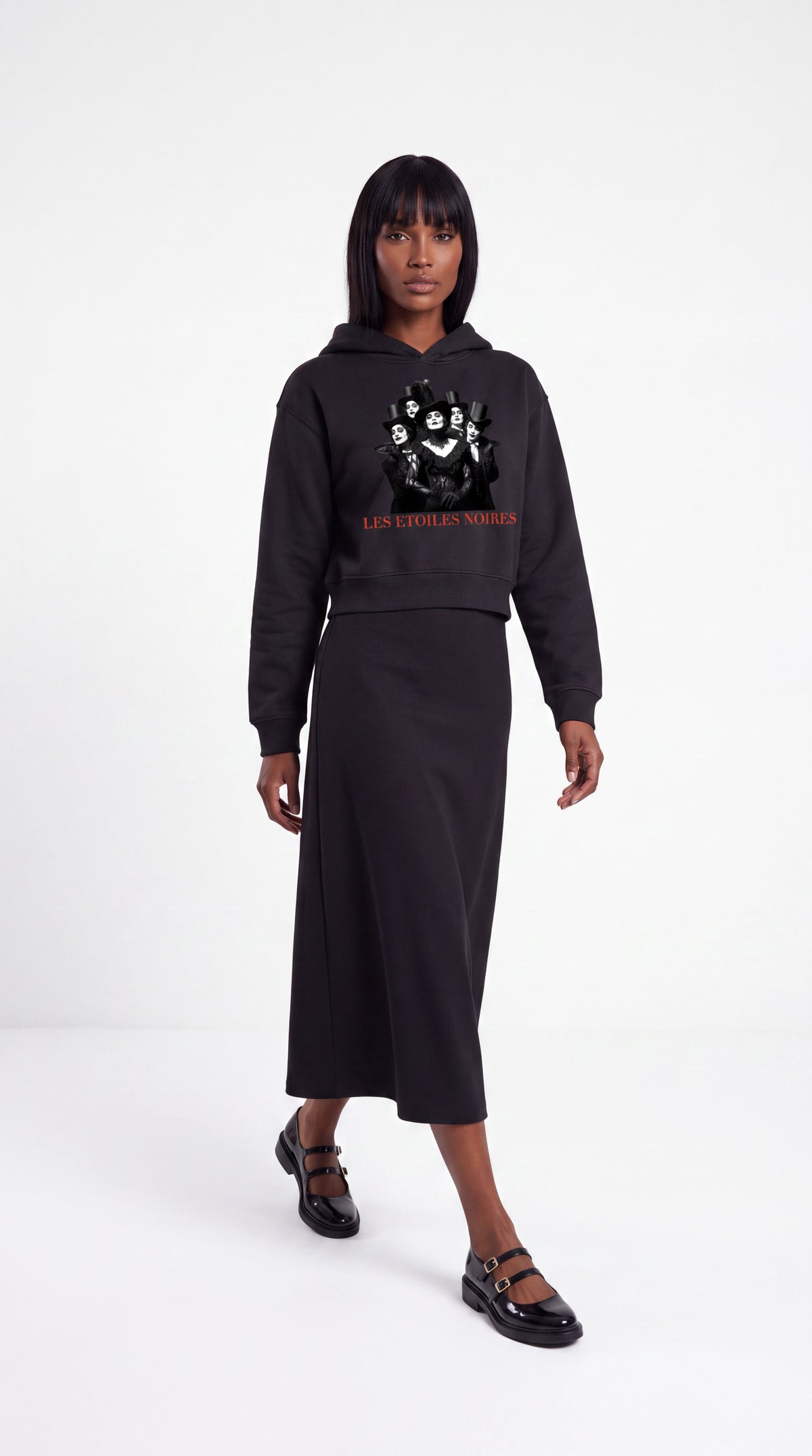 Unisex Cropped Hoodie | LES ÉTOILES NOIRES