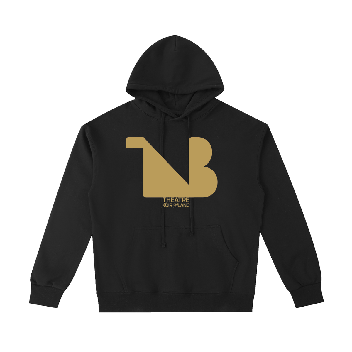 Unisex Heavyweight 100% Cotton Hoodie Gold Logo