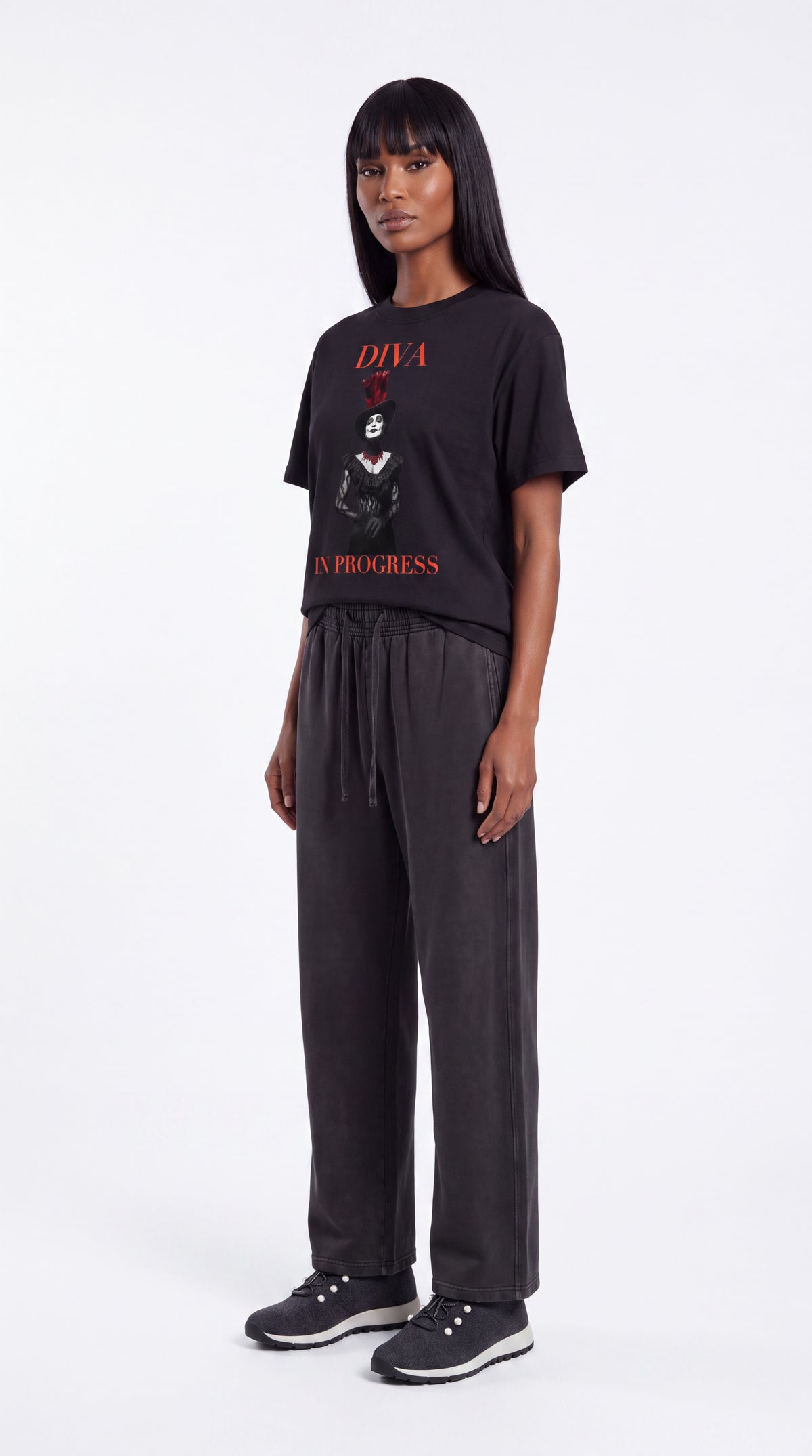 Unisex Heavyweight Oversized 100% Cotton Tee | DIVA IN PROGRESS