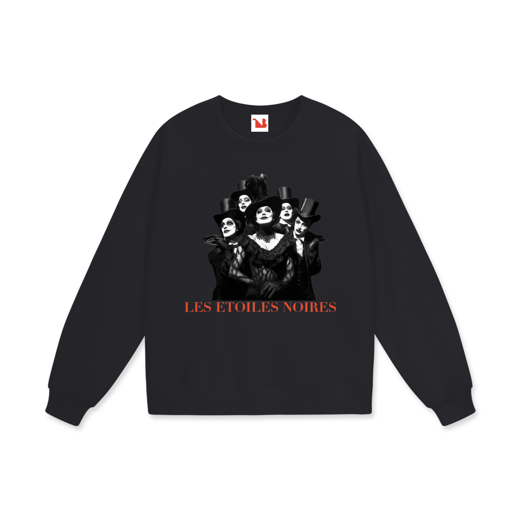 Drop Shoulder Sweatshirt — LES ÉTOILES NOIRES | Theatre-Inspired Fashion