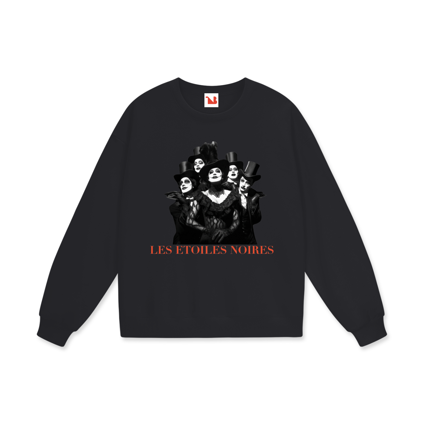 Drop Shoulder Sweatshirt — LES ÉTOILES NOIRES | Theatre-Inspired Fashion