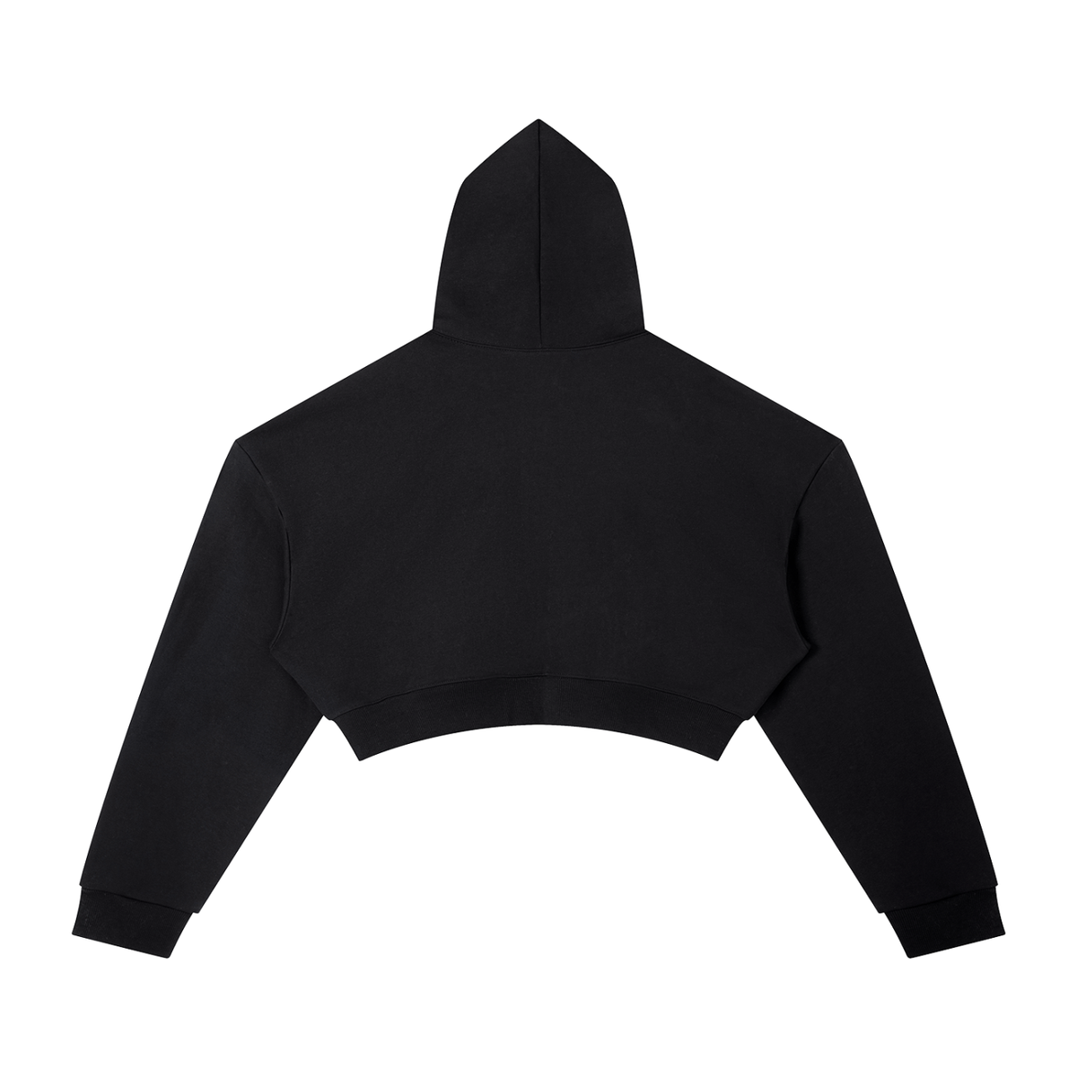 Women's Cropped Hoodie Gold Logo