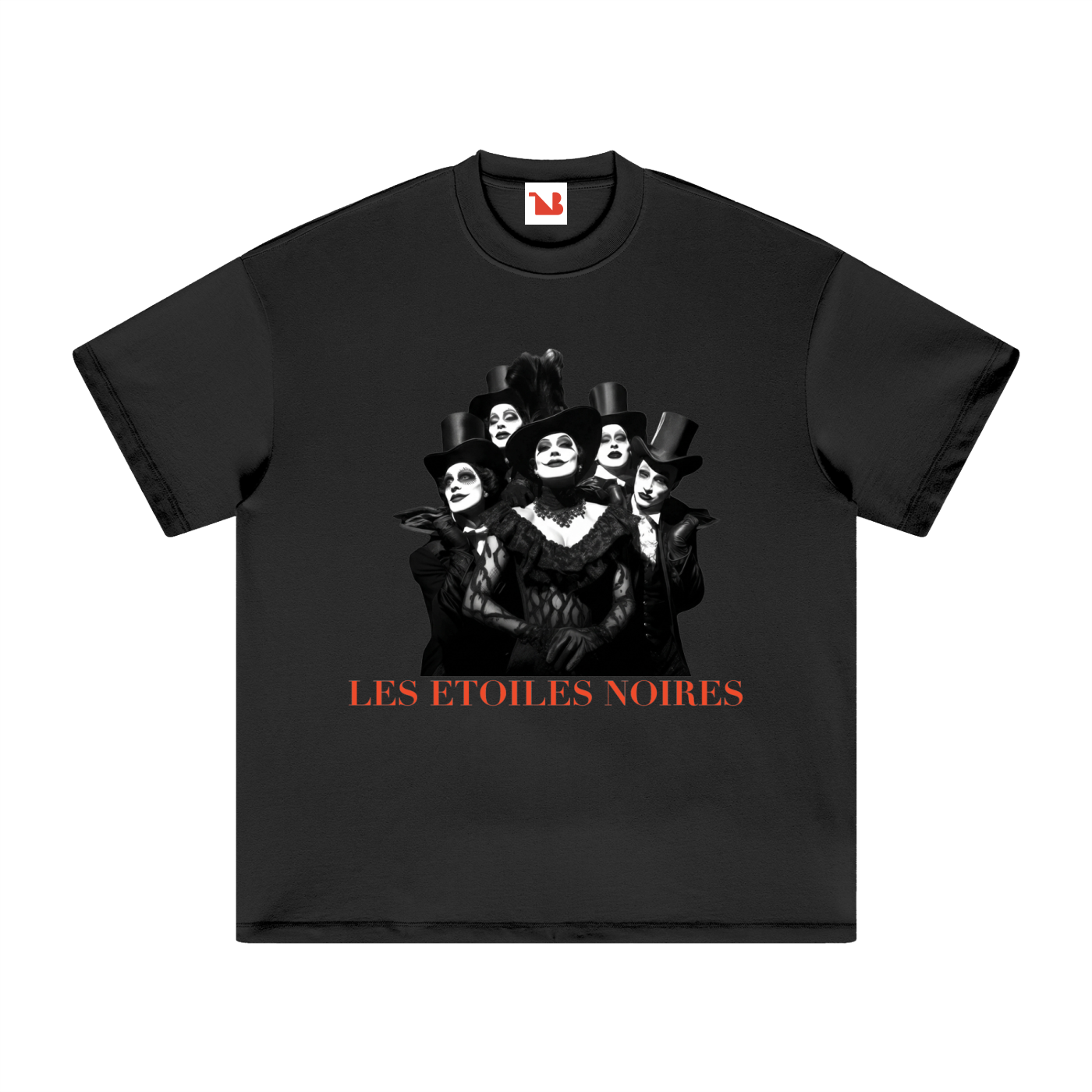 Earth Tone Heavyweight Tee — LES ÉTOILES NOIRES | Noir Aesthetic