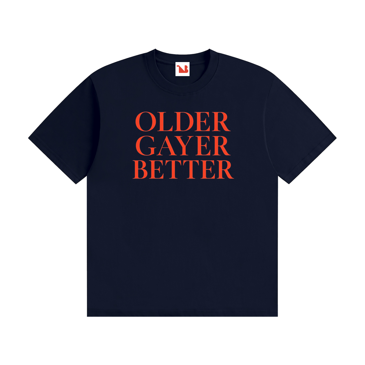 Unisex Seamless 100% Cotton Tee | OLDER GAYER BETTER