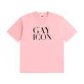 Unisex Seamless 100% Cotton Tee Black Logo