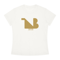 Women's Slim Fit Crewneck Tee Gold Logo